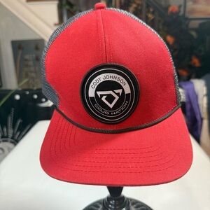 Cody Johnson Cojo Nation Red and Black Mesh Cap